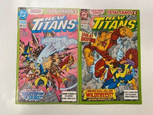 4 The New Titans DC comic books #87 89 90 91 33 KM12