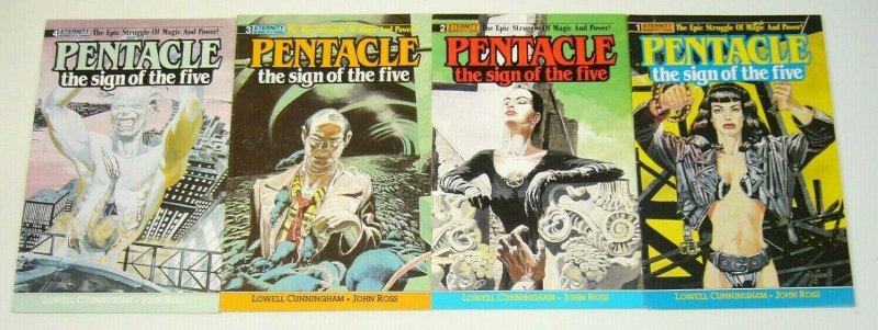 Pentacle: the Sign of the Five #1-4 FN/VF complete series epic struggle of magic