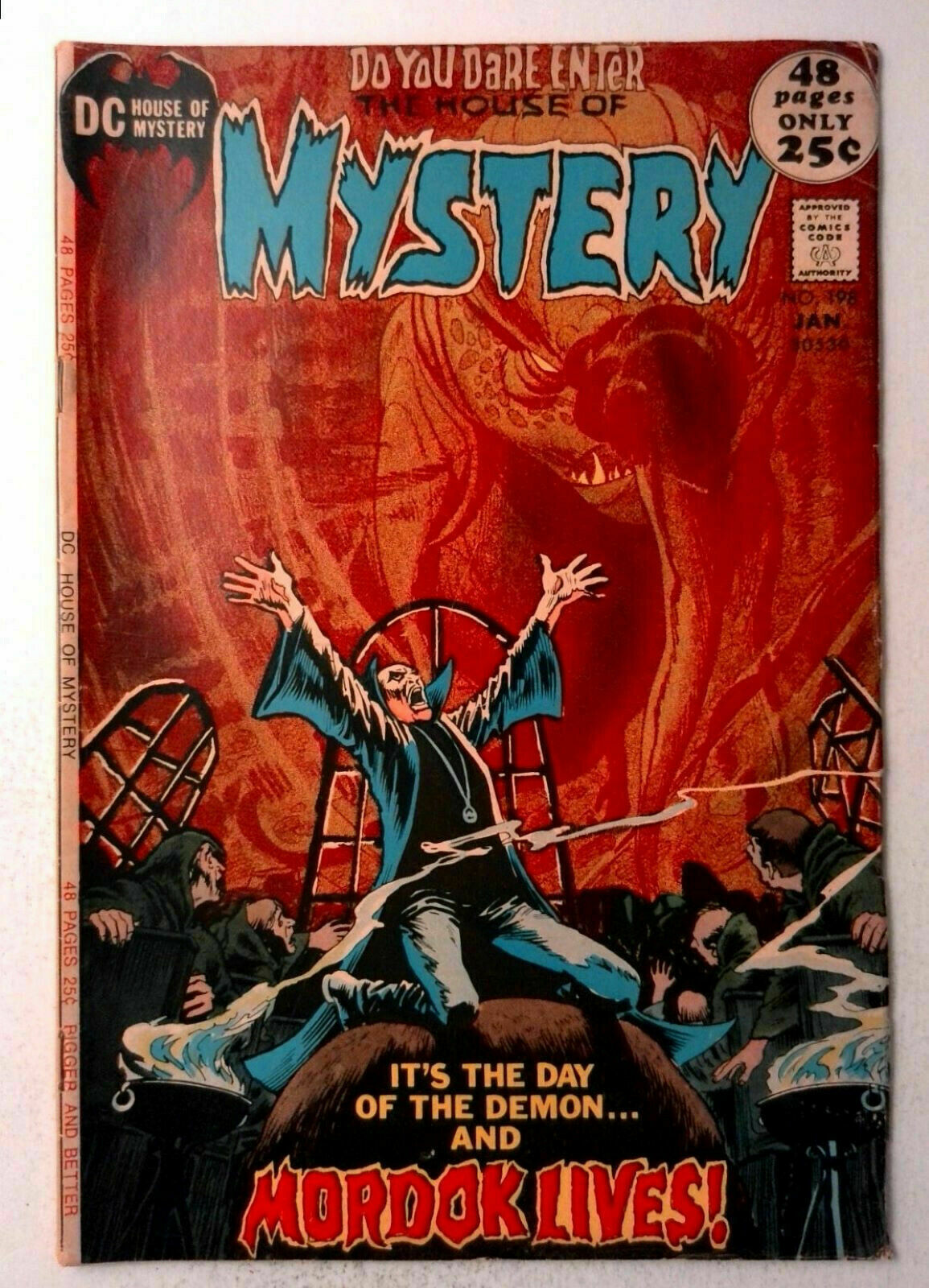 House Of Mystery 198 1972 Dc Comics Fn Comic Book Comic Books