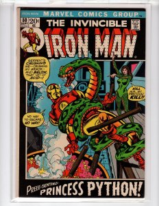 Iron Man #50 (1972) Princess Python! / BC-CR300-NSC•NCA12