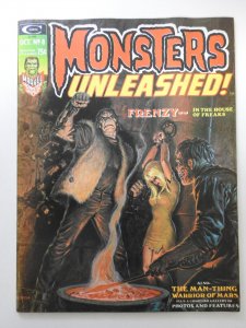 Monsters Unleashed! #8 (1974) Frankenstein! Beautiful VG+ Condition!