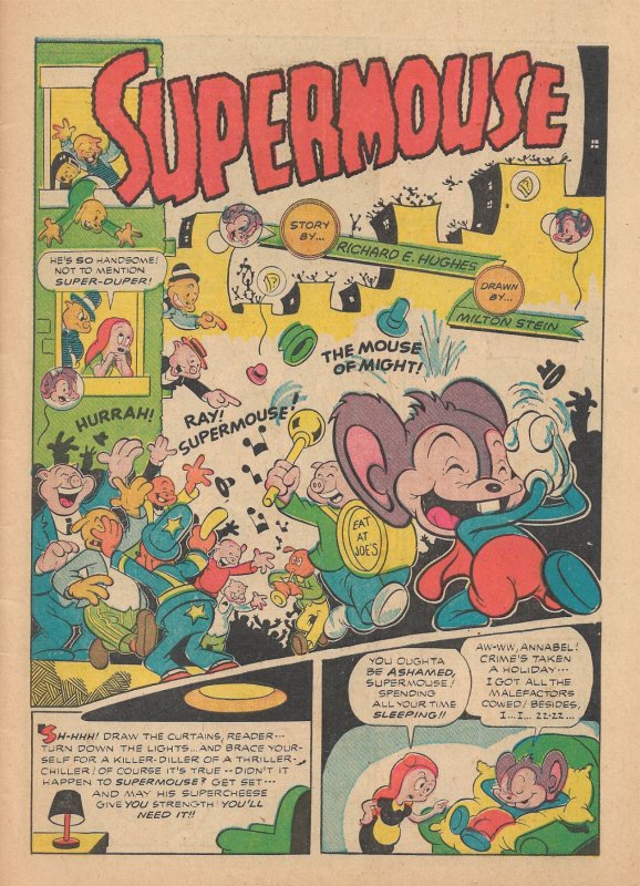 COO COO COMICS #8 (1943) Pines ★ 6.0 FN! ★ Supermouse by Milton Stein!