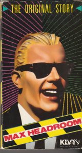 Max Headroom The Original Pilot VHS   Alternate Ending !!!!!!