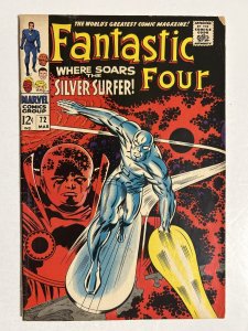 Fantastic Four #72 VG 4.0 Silver Surfer MARVEL COMICS 1968