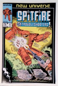 Spitfire and the Troubleshooters #4 (Jan 1987, Marvel) VF/NM
