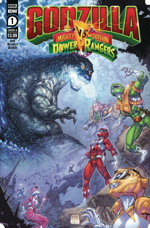 Godzilla VS Power Rangers # 1 Cover A NM Boom! Studios Ships Mar 23rd