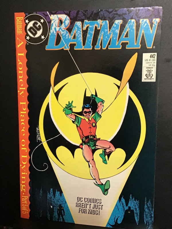 Batman #442 (1991) Super high grade 1st Tim Drake in costume! NM Wow!