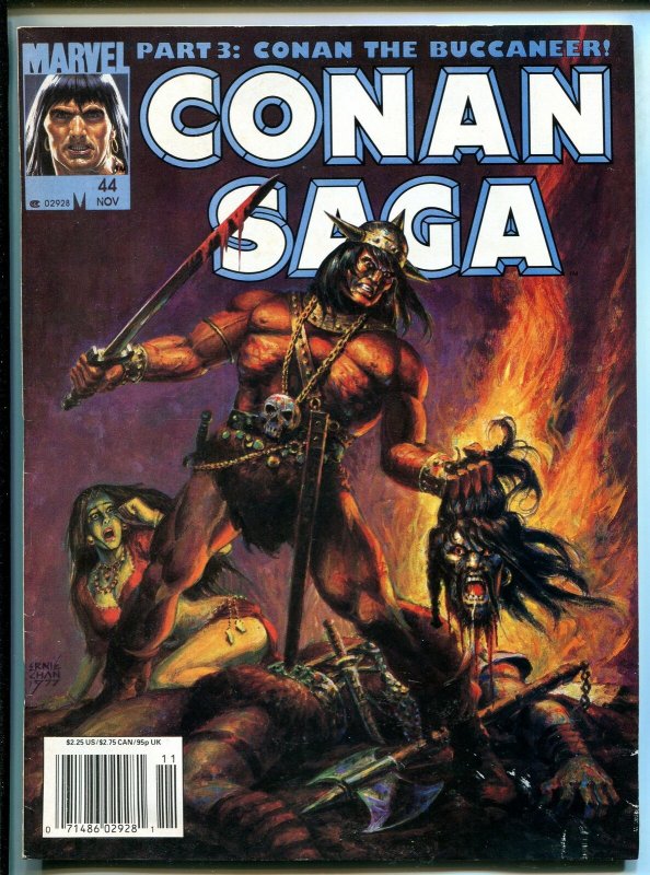 CONAN SAGA BARGAIN LOT OF 4 1990-MARVEL-STAN LEE-ISSUES #38-#39-#44-#45