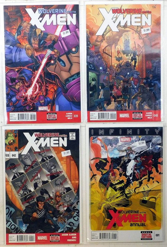 Wolverine & the X-Men Lot of 4 #39, 40, 42,Annual 1 2014 Marvel 1st Print Comics