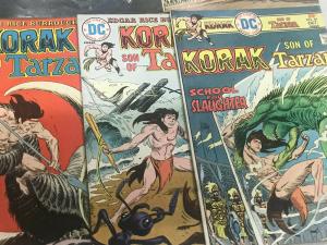 KORAK SON OF TARZAN#46-59 FN/VF LOT 1972 (9 BOOKS) DC BRONZE AGE COMICS