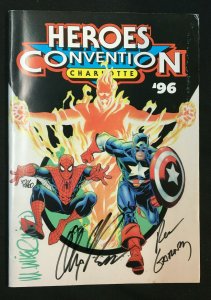 CONVENTION PROGRAM 96 SIGNED BY ROSS, PEREZ, TOM SMITH, CARDY, JURGENS, GARNEY