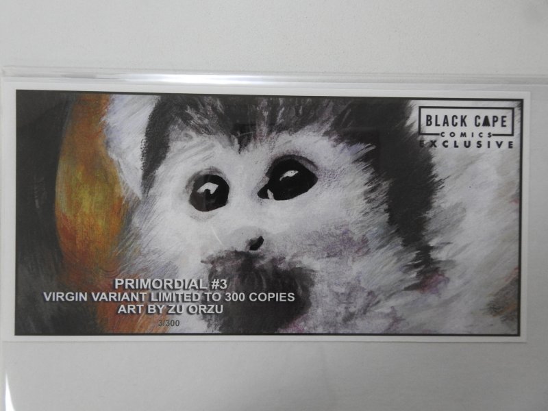 Primordial #13 Black Cape Comics Exclusive Variant by Zu Orzu LDT 300 W/ COA