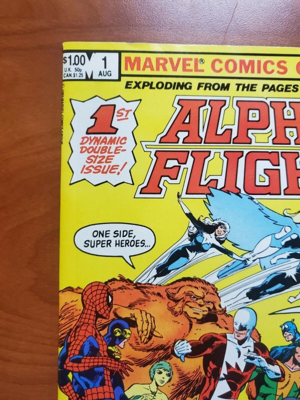 ALPHA FLIGHT #1 1ST APPEARANCE OF PUCK JOHN BYRNE 1983 Marvel VF/NM 