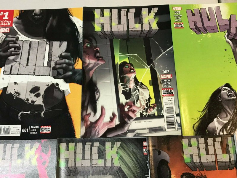 HULK#1-11 VF/NM LOT SHE-HULK 2016 MARVEL COMICS