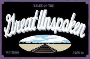 Tales of the Great Unspoken #1 GD ; Top Shelf | low grade comic Aaron Augenblick