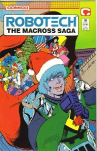 Robotech: The Macross Saga #35 FN ; COMICO | Penultimate Issue Christmas Cover
