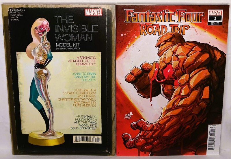 FANTASTIC FOUR Road Trip #1 Variant Cover B & C Del Mundo Nakayama Marvel Comics