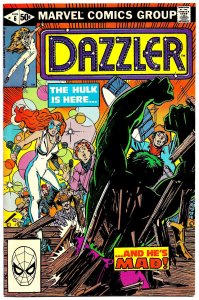 DAZZLER #6 (Aug 1981) 6.0 FN HULK vs DAZZLER! Frank Springer! Tom DeFalco!