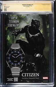 All Out Avengers (2022) # 1 (CGC SS 9.8) Signed Greg Land  Marvel Comics Variant