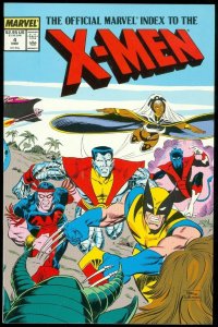 X-MEN, The Official Marvel Index To The #4, Marvel Graphic Novel TPB Nov 1987 NM