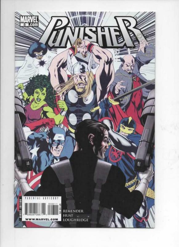 PUNISHER #8, VF/NM, Rick Remender, 2009, more Marvel in store