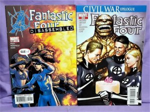 Civil War FANTASTIC FOUR #543 45th Anniversary Issue and #519 (Marvel, 2007)!