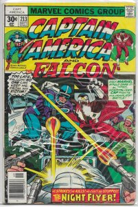 Captain America   vol. 1   #213 FR (ad out) (and the Falcon)