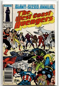West Coast Avengers Annual #2 (1987) West Coast Avengers / Avengers West Coast