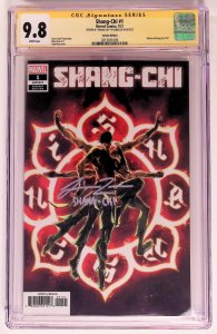 Shang-Chi #1 (2021) CGC 9.8 Variant Edition signed SIMU LIU!!