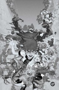 Ben 10 (Dynamite) #1M VF/NM ; Dynamite | 1:20 Variant B&W Variant