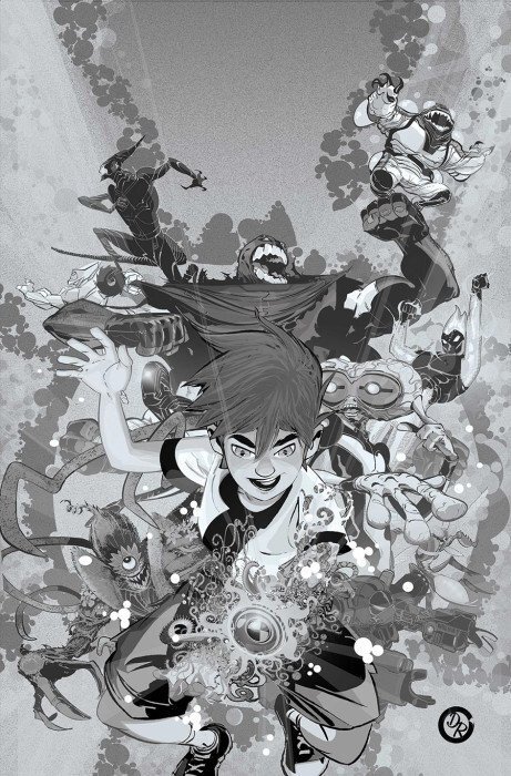 Ben 10 (Dynamite) #1M VF/NM ; Dynamite | 1:20 Variant B&W Variant