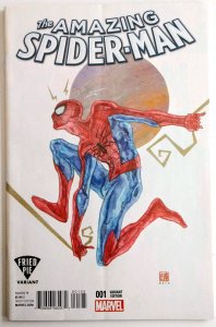 The Amazing Spider-Man #1 FRIED PIE VARIANT (NM-)(2015)
