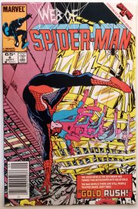 Web of Spider-Man #6 (NM, 1985) NEWSSTAND