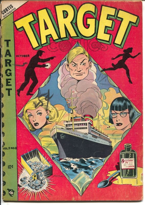 Target Vol. 9 #8 1948-L.B. Cole cover-Gary Stark-Don Rico-VG