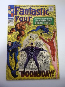 Fantastic Four #59 (1967) VG Condition moisture stains bc, rusty bottom staple