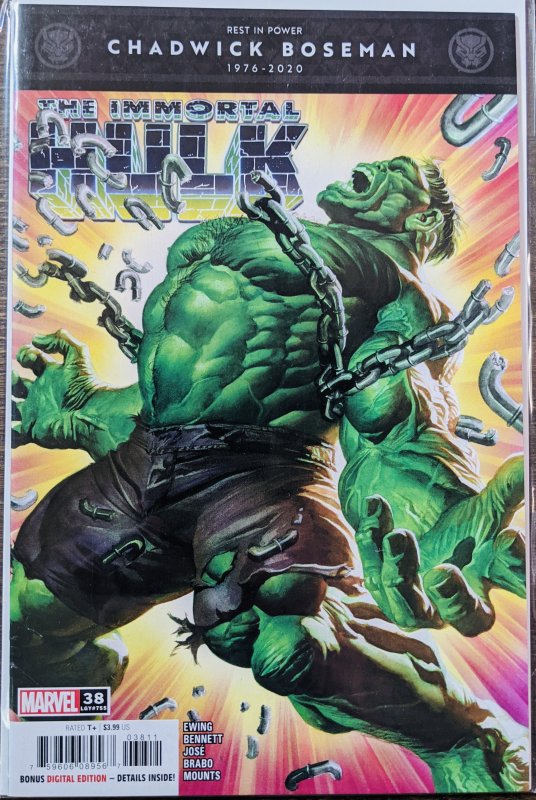 The Immortal Hulk #38 (2020) BOSEMAN TRIBUTE! RARE!