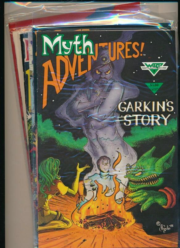 Warp Graphics LOT OF 6- MYTH ADVENTURS #7-12 F/VF(PF852)