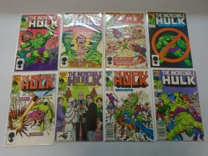 Incredible Hulk comic lot 28 different from #300-350 avg 8.0 VF (1984-88) 