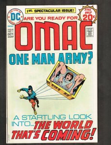 OMAC #1 ~ Brother Eye and Buddy Blank ~ 1974 (7.0) WH 