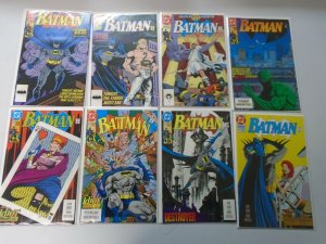 Batman comic lot 44 different from #450-499 avg 8.0 VF (1990-93)