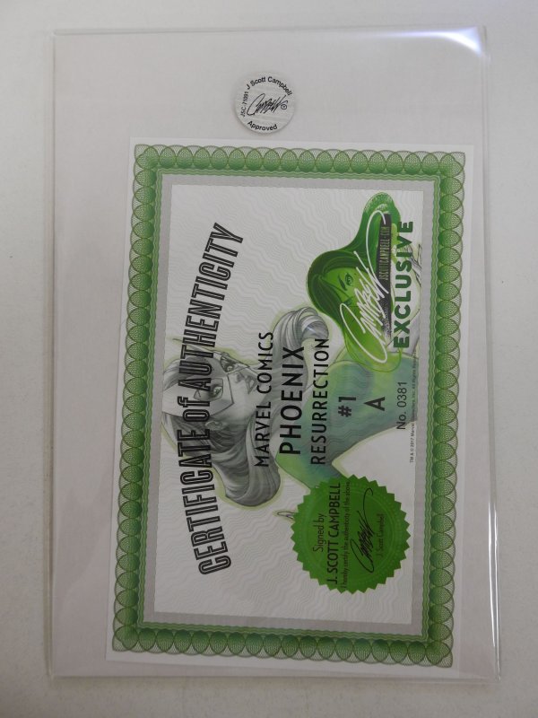 Phoenix Resurrection: #1 Campbell Cover A (2018) Signed Campbell! NM or Better!!