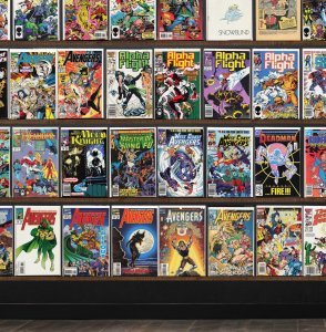 Huge Lot 150+ Comics with Alpha Flight, West Coast Avengers & More!