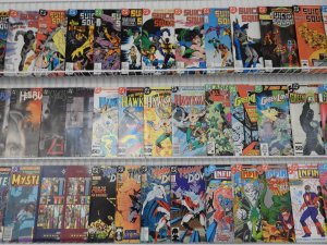 Huge Lot of 130+ Comics W/ Suicide Squad, Green Lantern, Warlord Avg. FN+ Cond.