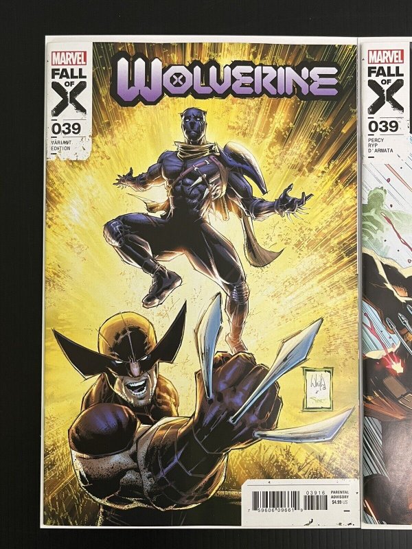 WOLVERINE #39 CVR A + 1:25 PORTACIO VAR SET 2023 NM IN-HAND PROSHIPPER