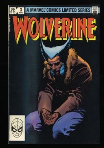 Wolverine (1982) #3 VF+ 8.5 Limited Series Frank Miller! John Buscema Art!