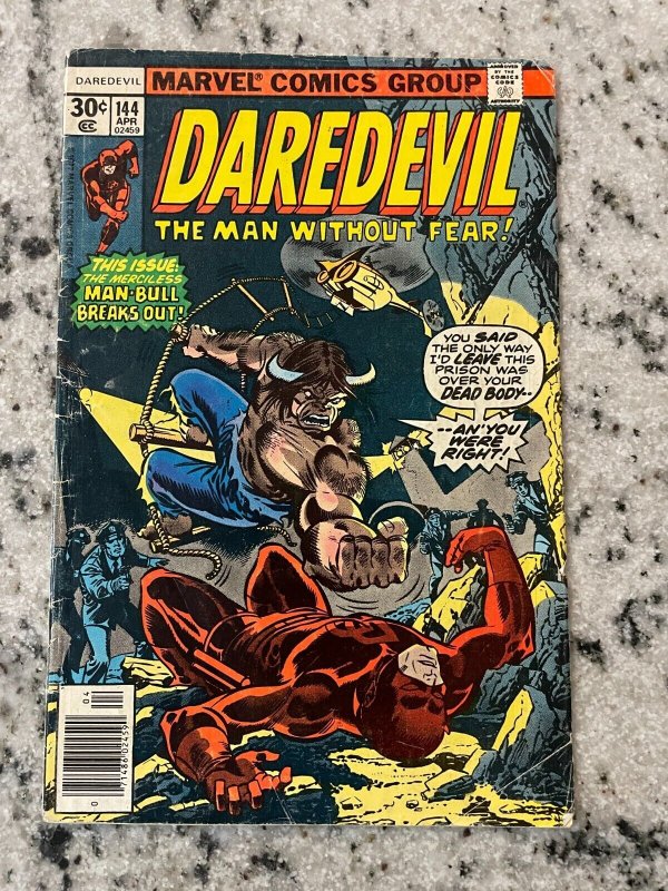 Daredevil # 144 VG Marvel Comic Book Avengers Hulk Thor Iron Man Cobra 7 SM14
