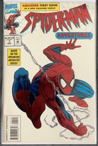 Spider-Man Adventures #1 White Variant Cover (1994, Marvel) NM