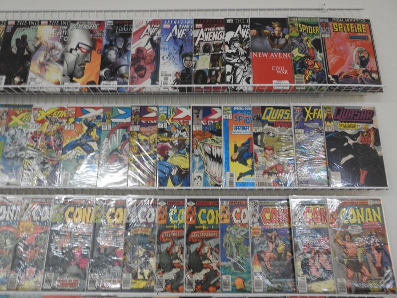 Huge Lot 140+ Comics W/ Avengers, X-Force, Conan+ Avg Fine Condition!!