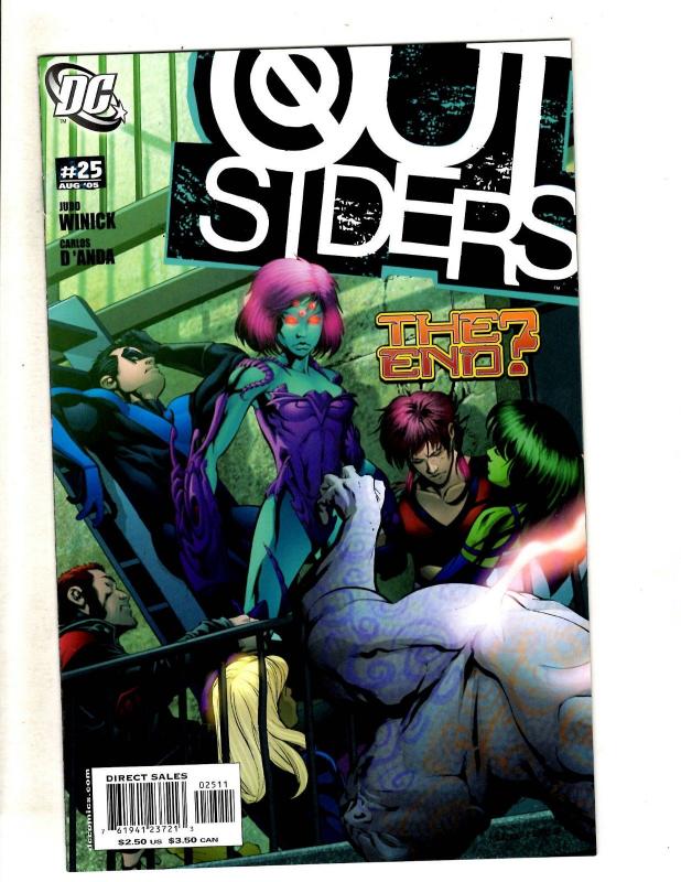 Lot Of 12 Outsiders DC Comic Books # 17 18 19 20 21 22 23 24 25 26 27 28 MF13