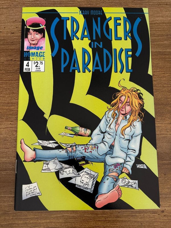 Strangers In Paradise # 4 NM Image Homage Comic Book Terry Moore 18 J345